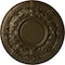 Ekena Millwork Jackson Ceiling Medallion (Fits Canopies up to 13 1/2"), Hand-Painted Brass, 32 3/4"OD x 2 1/2"P CM32JABRS - alternate 1